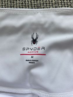 Women's Spyder White Bike Shorts Medium Size
