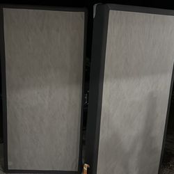 Two Twin Tempur Pedi Box Spring. Used For King Size Bed. 
