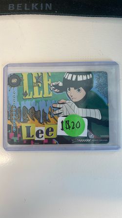 Rock Lee diamond card from Naruto