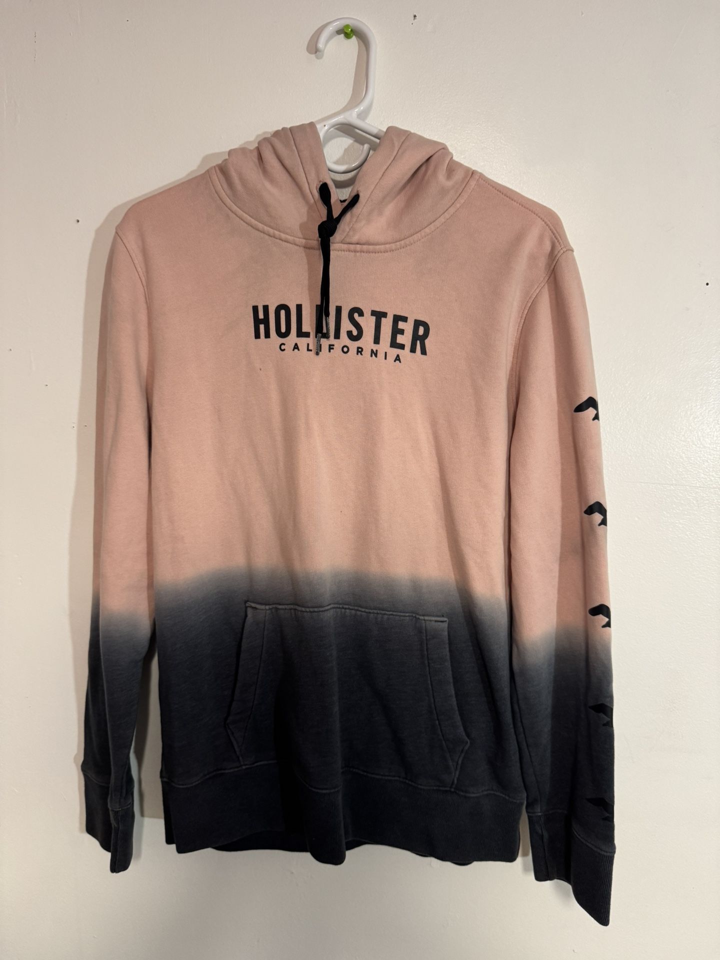 Pink Gray Hollister Hoodie