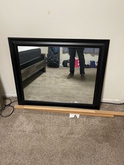 Mirror black framed