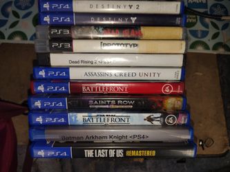 PS4 and PS3 Game Lot – 11 Games