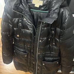 Michael Kors Black Puffer Coat