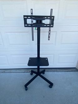 Mobile TV Stand on Wheels