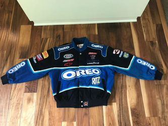 Vintage Chase Authentics Dale Earnhardt Jr. Oreo NASCAR Jacket Men's Size XL