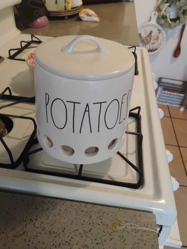 RAE DUNN  POTATO CANISTER 