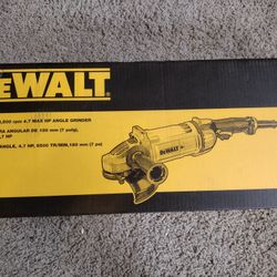 DeWalt 7"Angle Grinder 8,500 rpm (Corded)