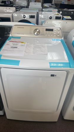 Samsung 7.4-cu ft Vented Electric Dryer (White) 1 year warranty