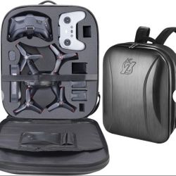 Professional Hard Case For DJI FPV Combo Drone, Waterproof Shockproof Backpack Bag For DJI FPV Explorer Fly More Kit Drone (FPV Drone Backpack)