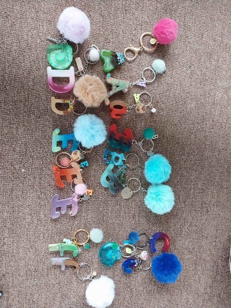 Initial Keychains