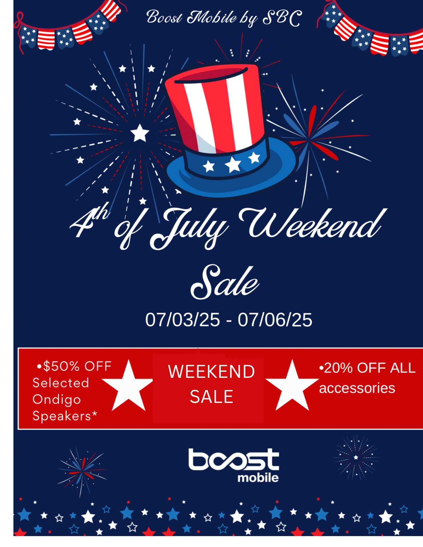 4th Of JULY SALE 🎇🎆