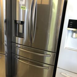 Samsung 2022 Model 4 Door Stainless Steel Refrigerator 