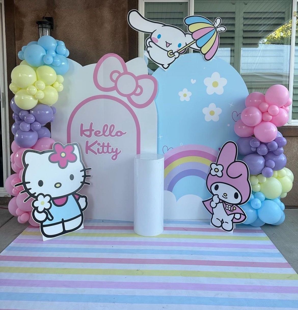 Hello Kitty Backdrop