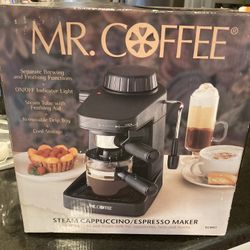 Mr. Coffee Steam Cappuccino / Espresso Maker