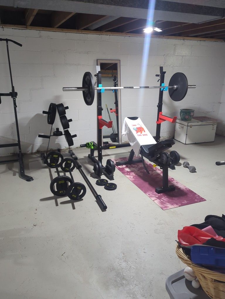 NEED GONE ASAP! FULL HOME GYM (Will Need Truck, And I Can Help Move The Stuff Out Of Basement.)