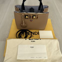Fendi Vitello Baltico Hypnoteyes  2Jours Bag