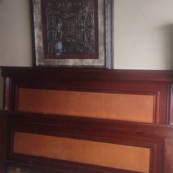 King Bed Frame. 6 Drawer Dresser.