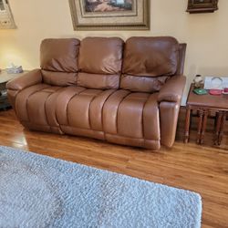 Sofa and Love Seat ..paid $7000..leather