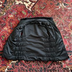 Reversible, Black Faux Fur Vest Women’s