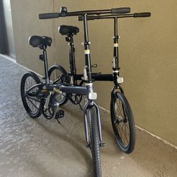 Two Folding Bikes 