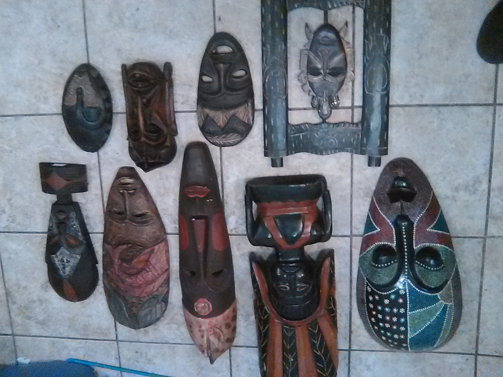 African and Indonesian mask collection