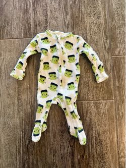 Newborn Frankenstein pajamas