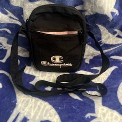 Black Champion Crossbody Bag