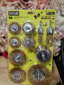 RYOBI
Wire Wheel Assortment Set (10-Piece)