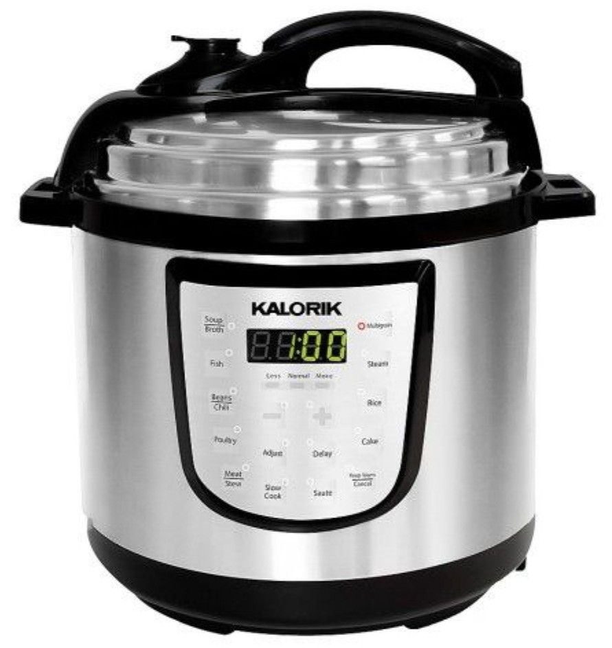Kalorik 6 qt Digital Pressure Cooker Stainless Steel