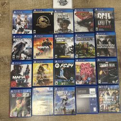 PS4 GAMES!!!
