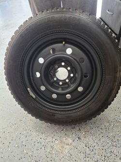 Studded tires for cold weather conditions