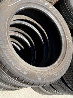 205//5R16 good used tires set for 200 mount and balance