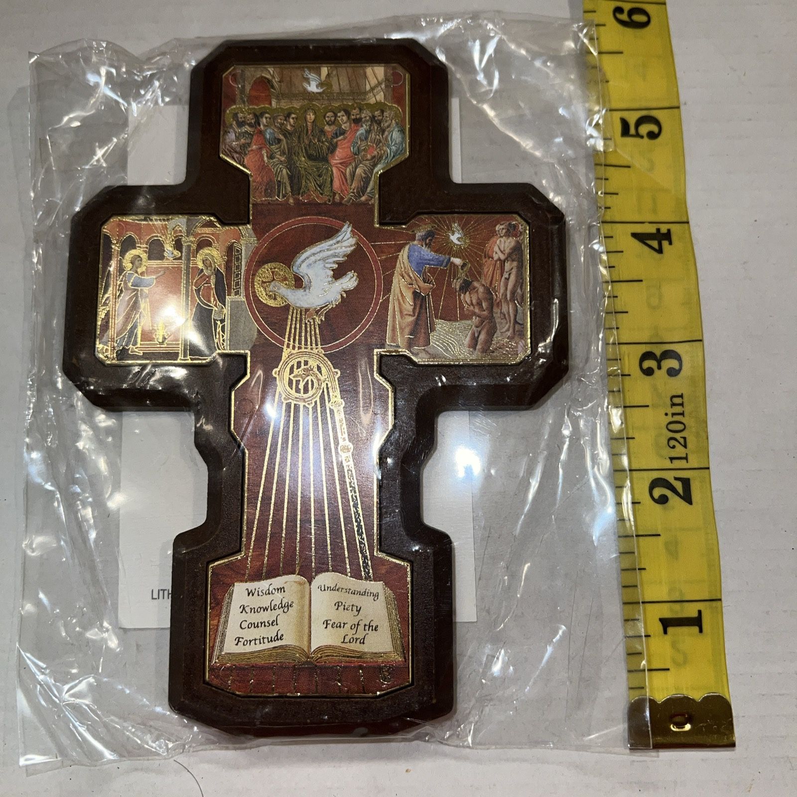 Confirmation Wooden Cross Made In Italy