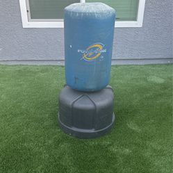 Kick punching bag with stand