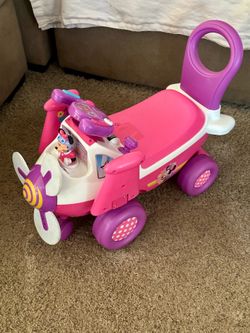 Kiddieland Disney Minnie Mouse Plane Activity Ride-On