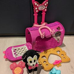 Minnie's Happy Helpers Pet Carrier with Figaro Minnie Mouse