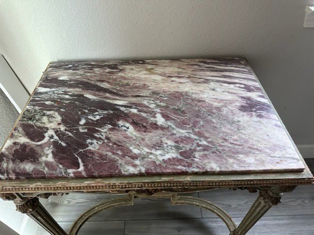 Antique Table Marble