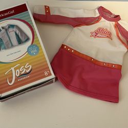 American Girl Joss NIB Cheer Jacket +  Cheer Dress
