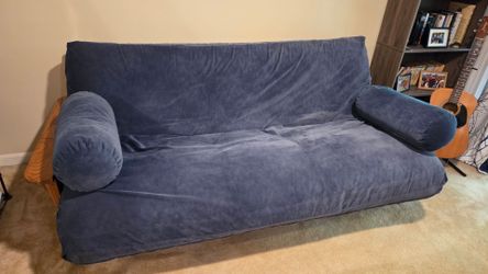 Wooden Futon- Great condition!!- Full size