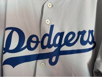 Los Angeles Dodgers Bellinger 35 Sz XL Majestic Jersey Grey