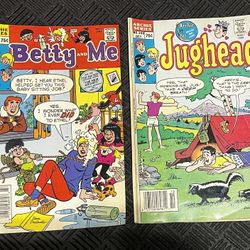 Jughead #348 & Betty and Me #165 Archie Comics Lot (1986–1988) – Dan DeCarlo