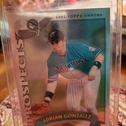 Adrian González 2002 Topps Chrome Update Rookie 2001 Topps Opening Day Rookie Cards