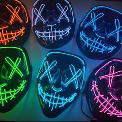 Halloween LED Light Up Mask