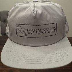 Supreme KAWS Chalk Box Logo Hat