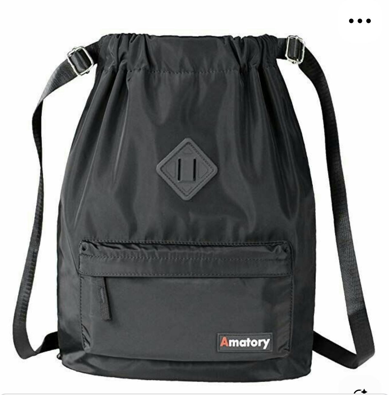 Sport Drawstring Backpack With Shoe Compartment