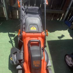 BLACK+DECKER 20 in. 13 AMP Corded Electric Walk Behind Push Lawn Mower