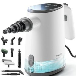 Handheld Steam Cleaner, Pressurized 15s Instant Heat Steam Cleaner for Home, Upgrade 650ML Tank, Lightweight Portable Steamer for Cleaning Kitchen, Gr