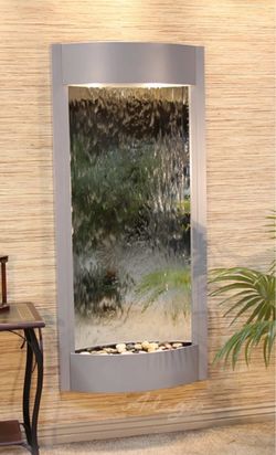 Large Modern Waterfall Fountain with LED Lights