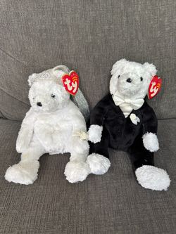 TY Beanie Babies Bride & Groom Bears