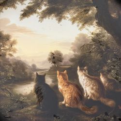 Cat Picture/painting From Marshalls